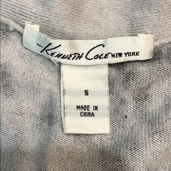 𝅺kenneth Cole Animal Print Cardigan Size S - Picture 5 of 8